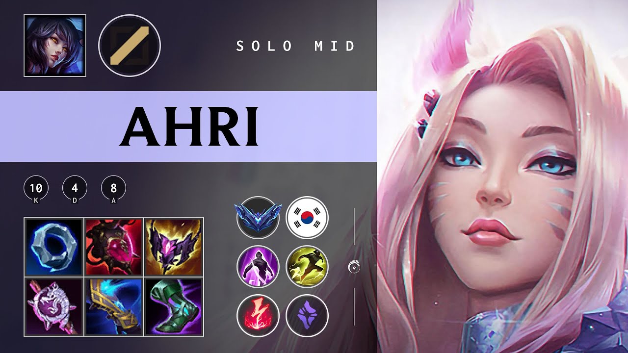 Ahri Mid vs Aurora - KR Diamond Patch 25.24