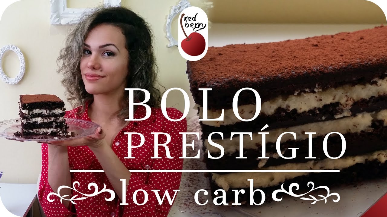 BOLO PRESTÍGIO LOW CARB  |  Sem Lactose
