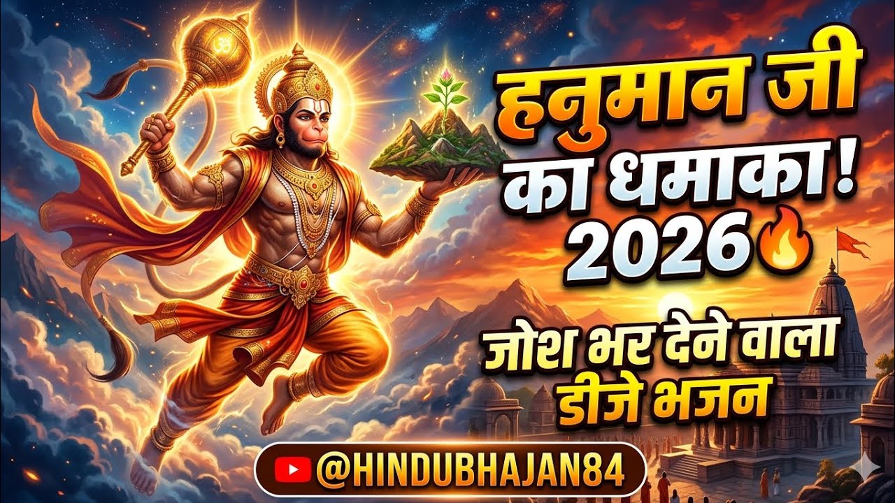 2026 हनुमान जी का धमाकेदार भजन | Power DJ Bass Bhajan | New Hanuman Song 2026 | [@HINDUBHAJAN84]