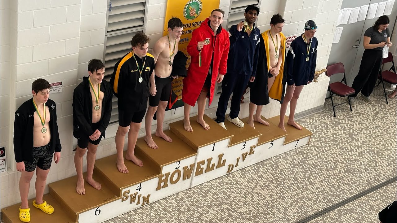 500 free, 4:57.01 @ Howell. Clash of Underclassmen.