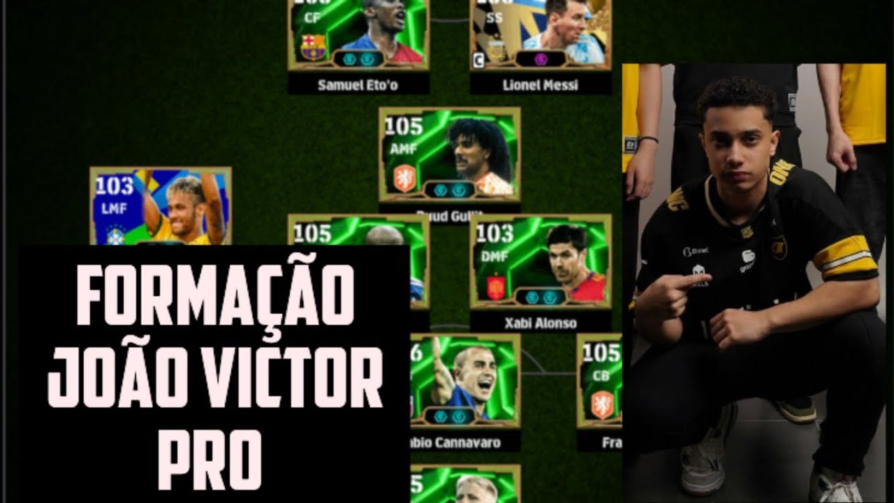 FORMAÇÃO DO JOÃO VICTOR PRO NO EFOOTBALL 2026