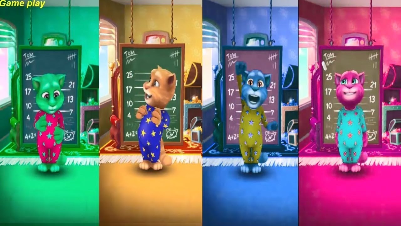 Colors Reaction Compilation My Talking Tom Great Makeover Funny Videos