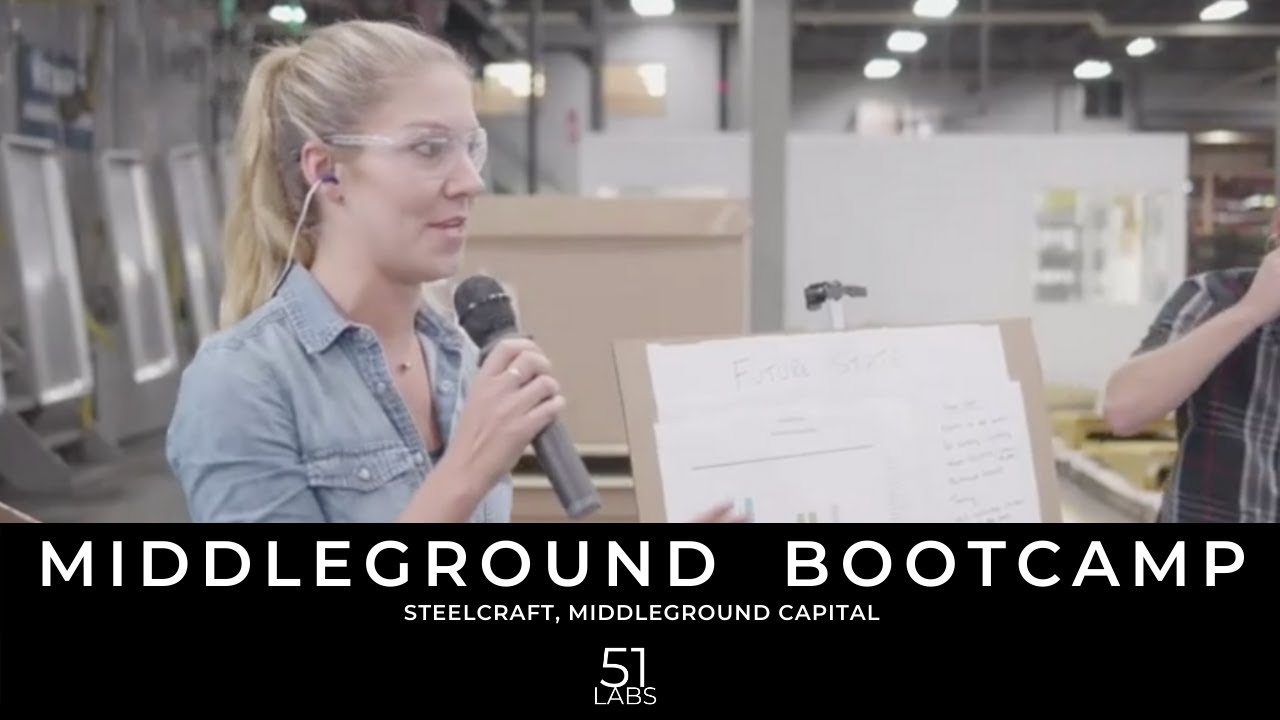 Christen Paras at MiddleGround Capital's Bootcamp With Portfolio Company, Steelcraft