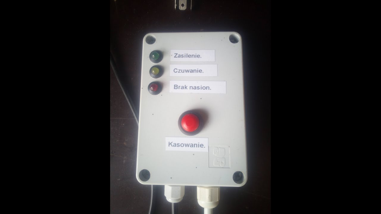 Czujnik niskiego poziomu materiału siewnego. Siewnik Amazone, Pottinger, Gaspardo, Famarol Poznaniak