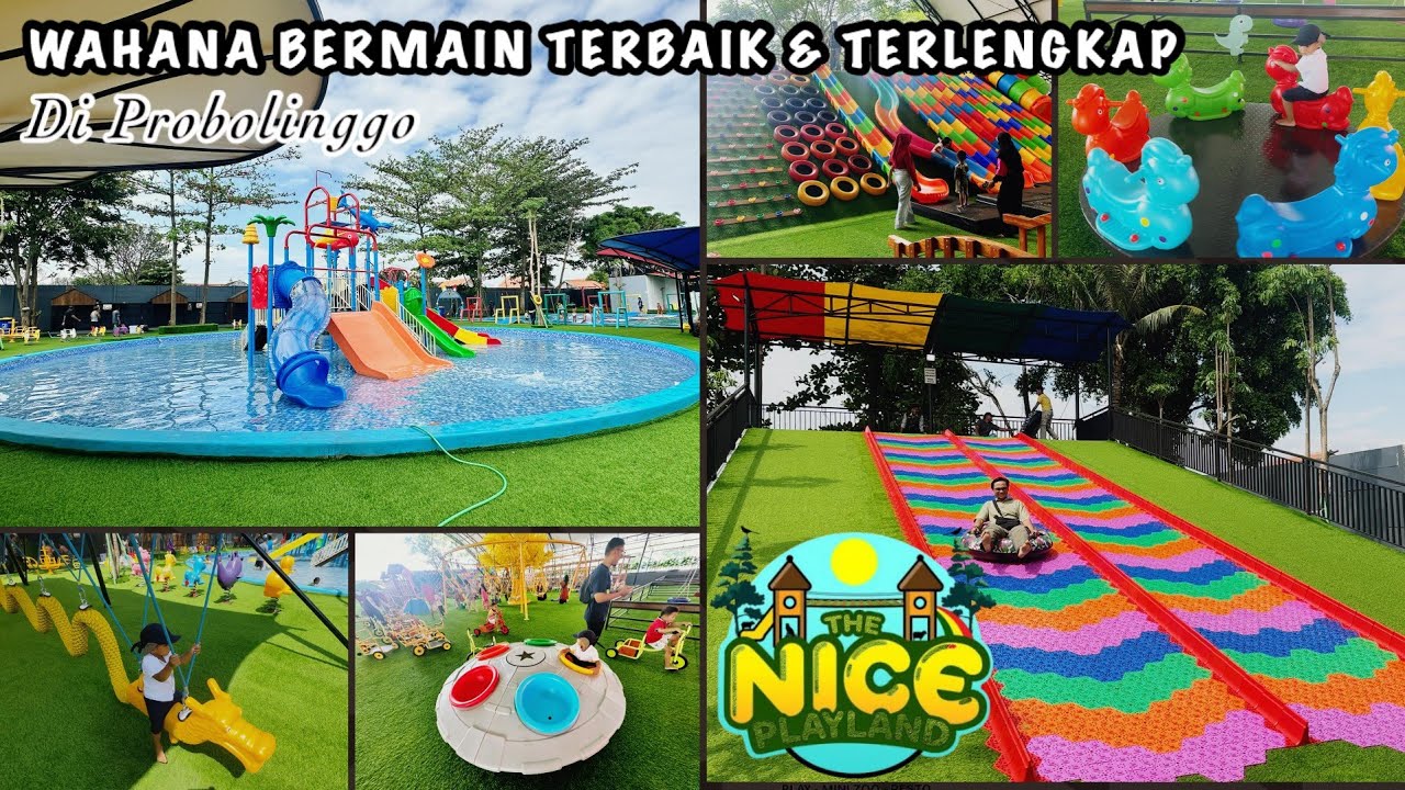 THE NICE PLAYLAND // Wahana Bermain Terbesar & Terlengkap di Probolinggo // Htm Murah