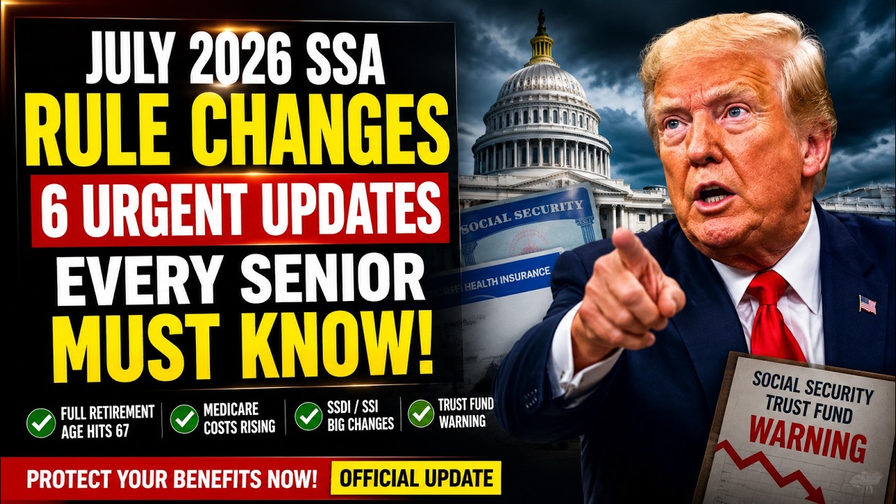 💰 Новые правила SSA в июле 2026 года | 6 срочных обновлений по социальному обеспечению, о которых...