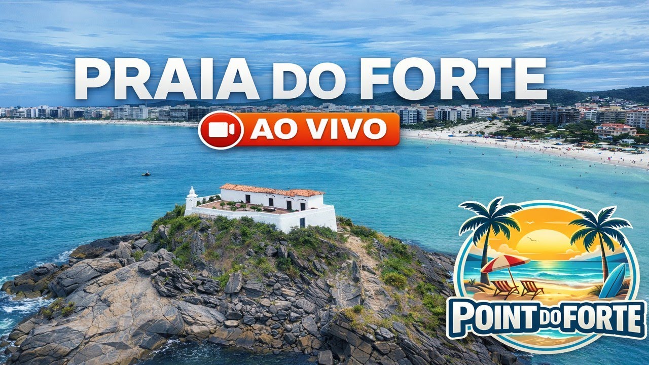 🔴 Praia do Forte – Cabo Frio AO VIVO 24h 🌊