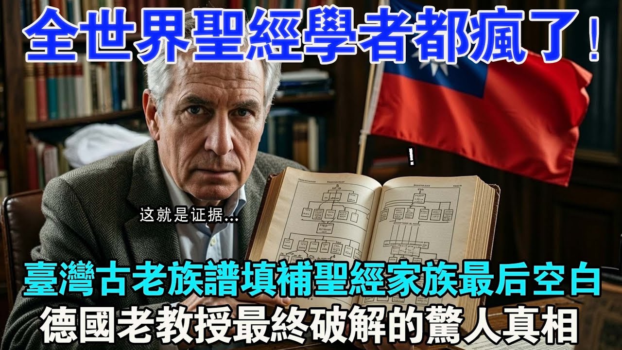 聖經家譜在「那裡」停止了...德國教授在台灣的「族譜」中找到最後的空白
