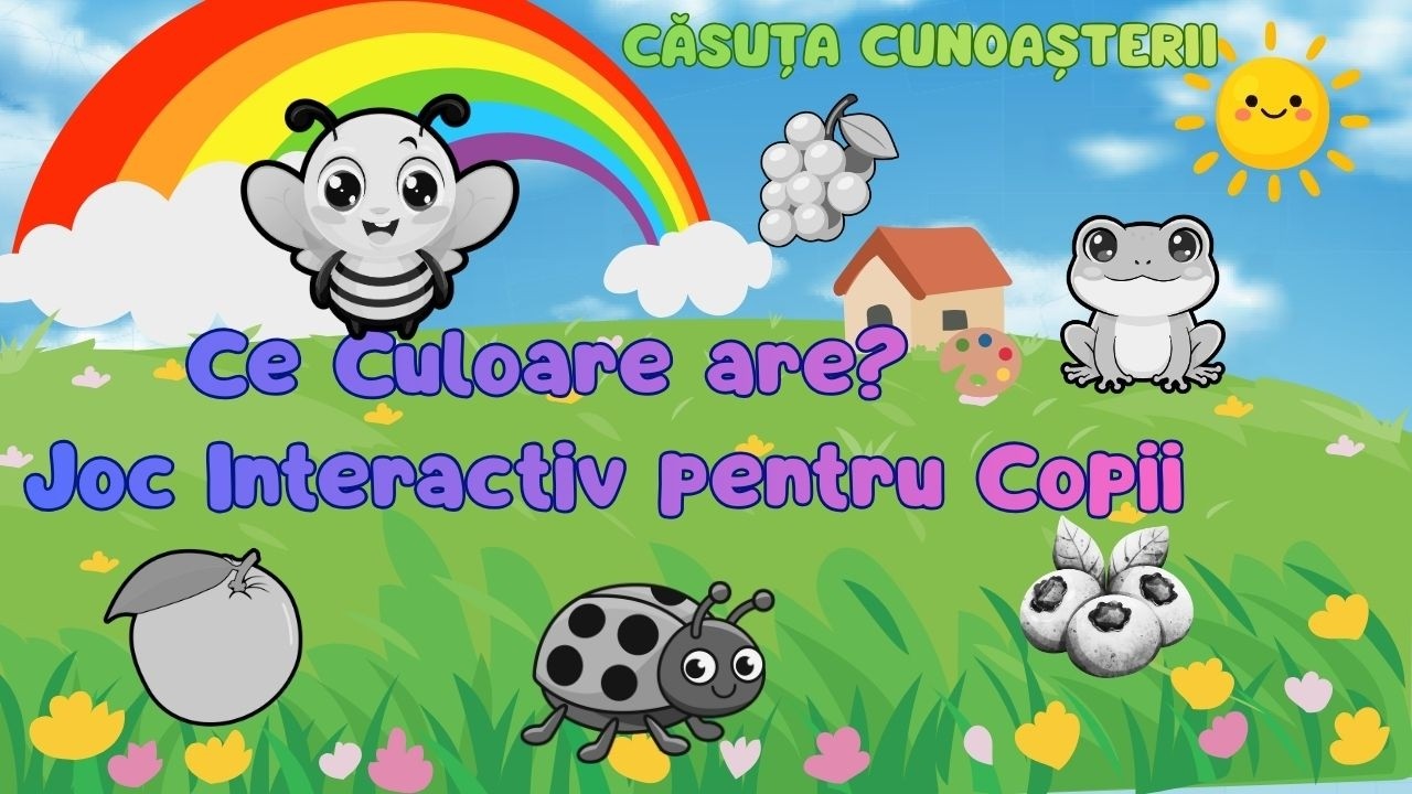 Ce Culoare are? Joc Interactiv pentru Copii | Invata Culorile | Casuta Cunoasterii