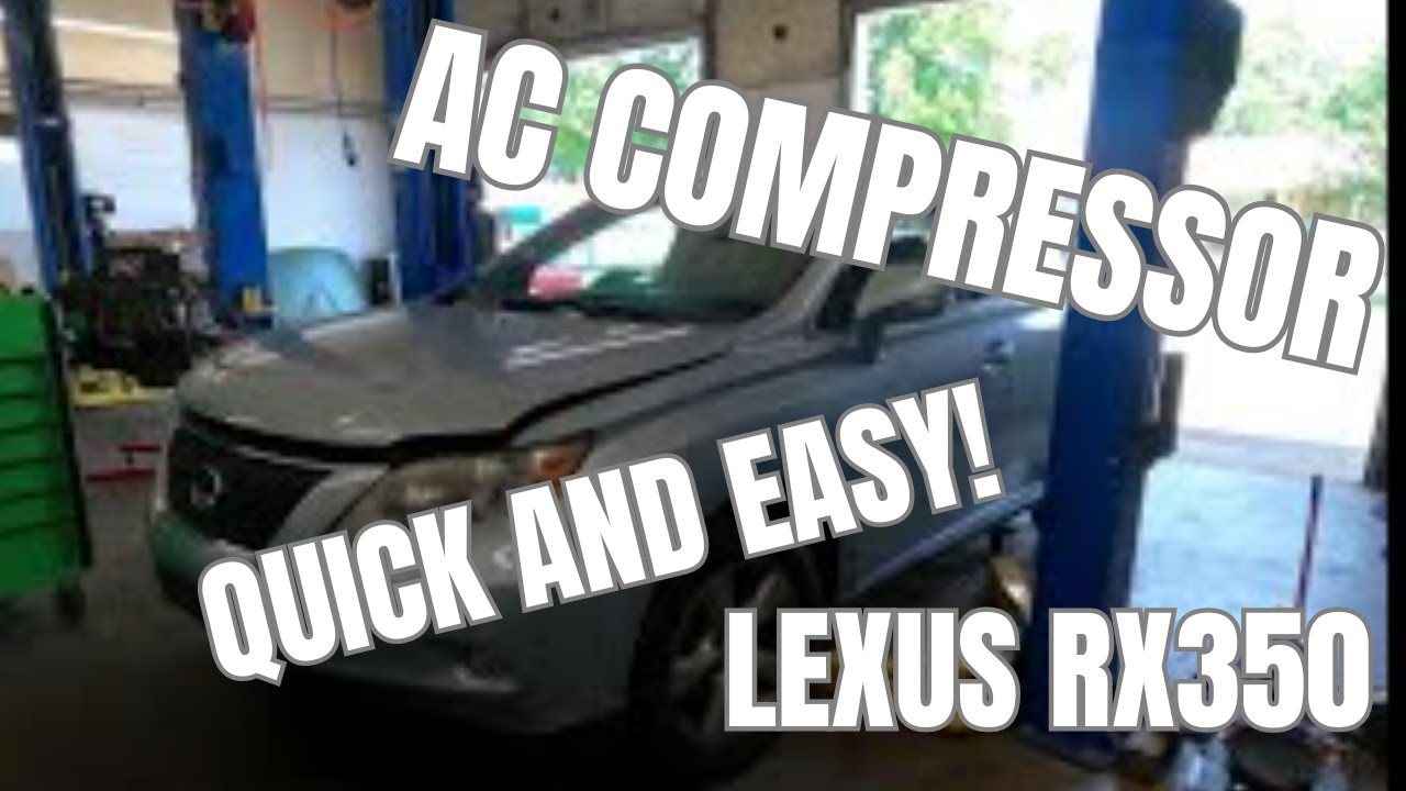 БЫСТРО И ПРОСТО! Замена компрессора кондиционера Lexus RX350 2008-2015