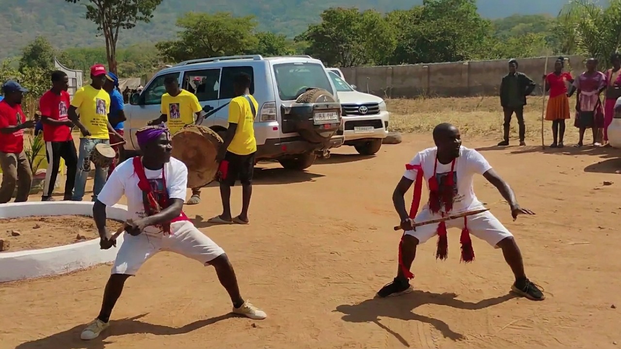 Ceremony of Chief Katyetye of the Idambo, Namwanga of Zambia
