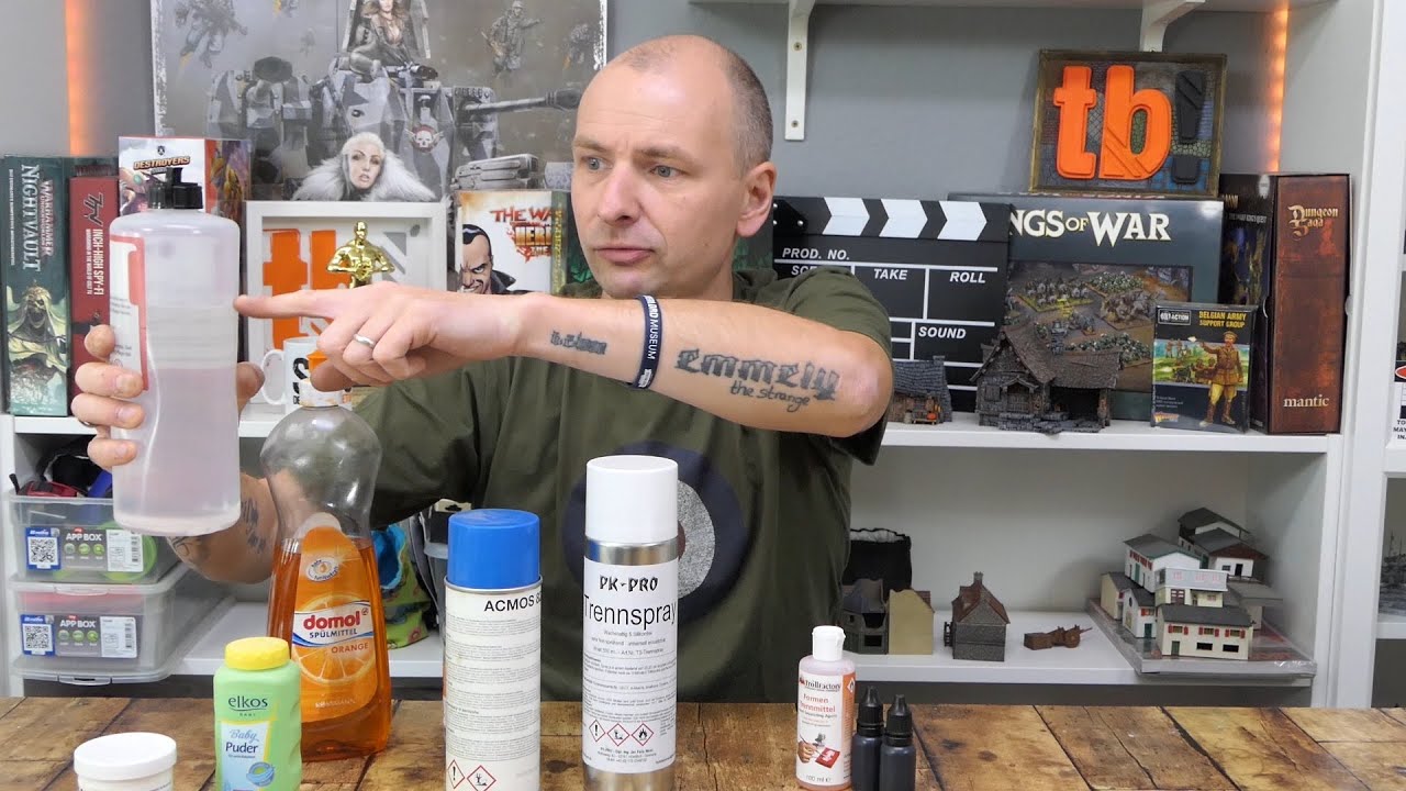 Tutorial: Formenbau, Silikon, Resin & Gießmassen Teil 3 - Trenn- & Pflegemittel