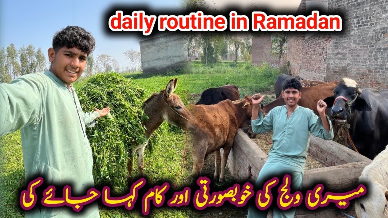 daily routine in village and Ramzan in ￼￼ Pakistan ￼