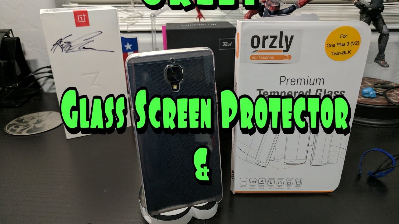 OnePlus 3T Orzly Glass Screen Protector & Case Unboxing