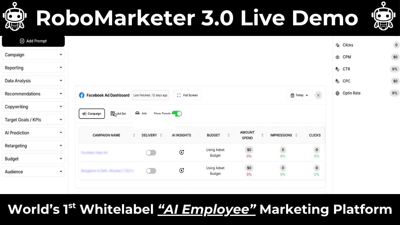 RoboMarketer 3.0: World's 1st Whitelabel 