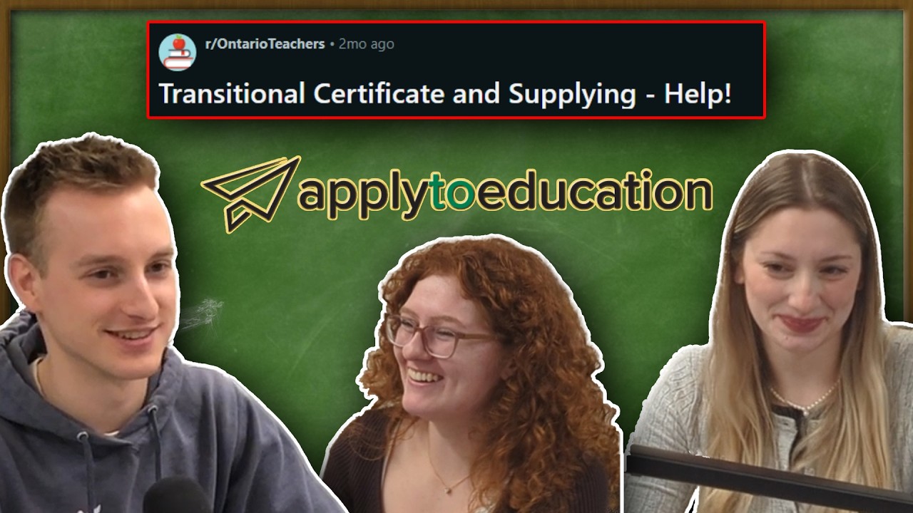 Supply Teaching with a Transitional Certificate w/ Tiana & Ella