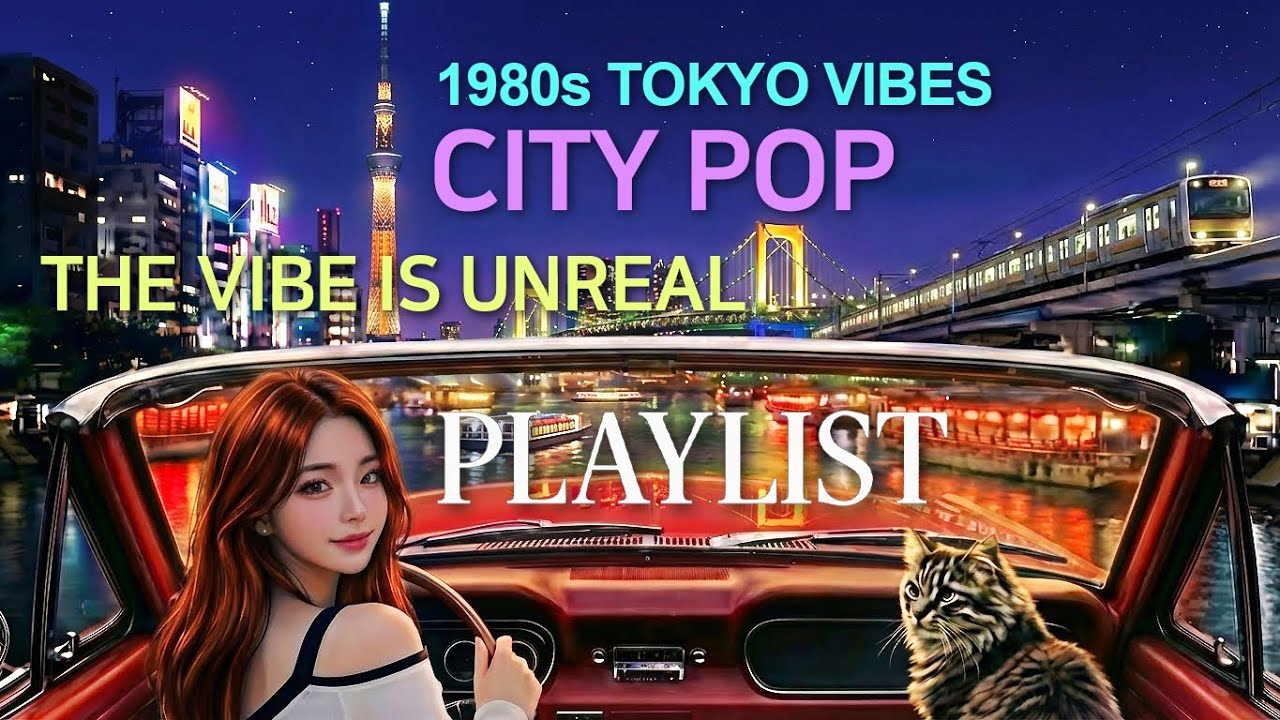 あの頃の東京へ 🌃 80s シティポップの名曲に浸るプレイリスト 🎧