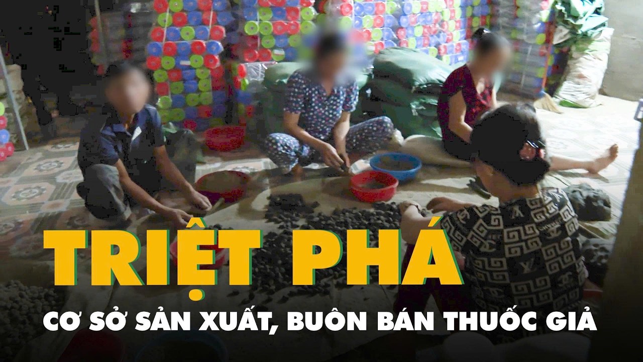 Bên trong hai cơ sở sản xuất, buôn bán thuốc đông y cổ truyền giả vừa bị công an Hà Tĩnh triệt phá
