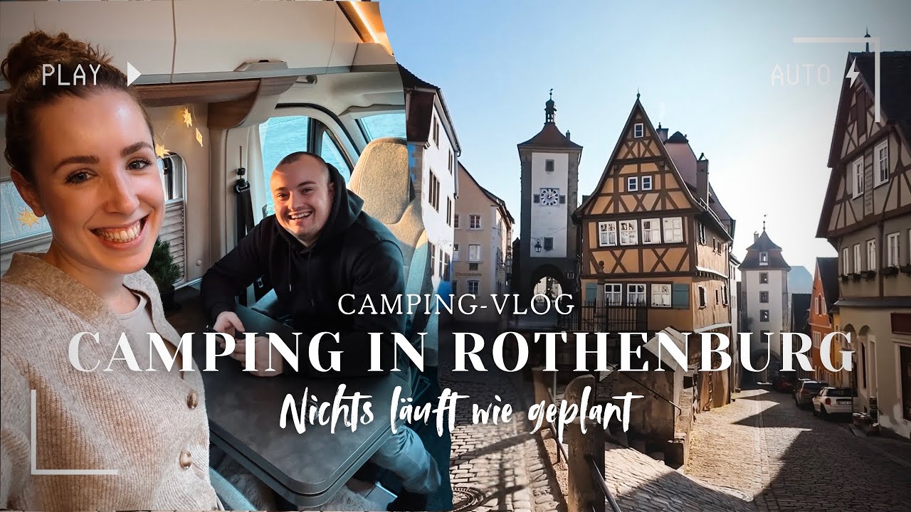 Was eine Altstadt 😍- Camping in Rothenburg | Camping-Vlog #23