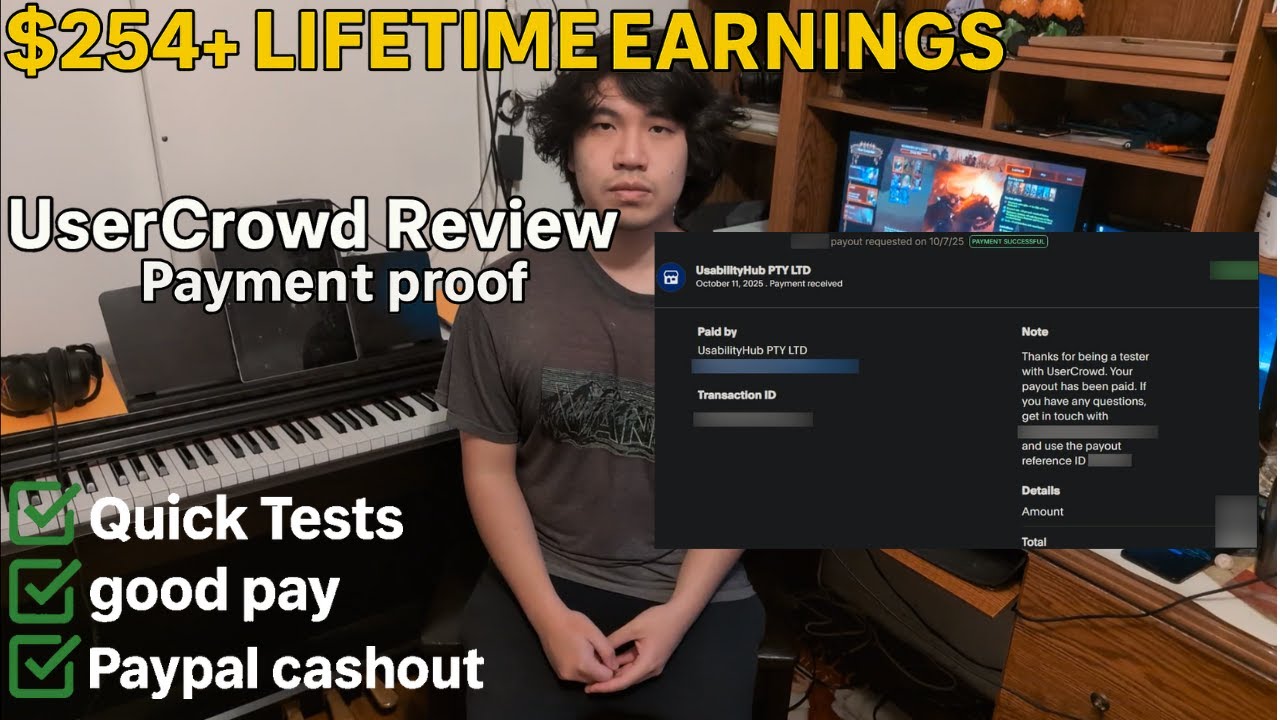 $254+ Lifetime Earnings &mdash; UserCrowd 2025 Review + Payment Proof