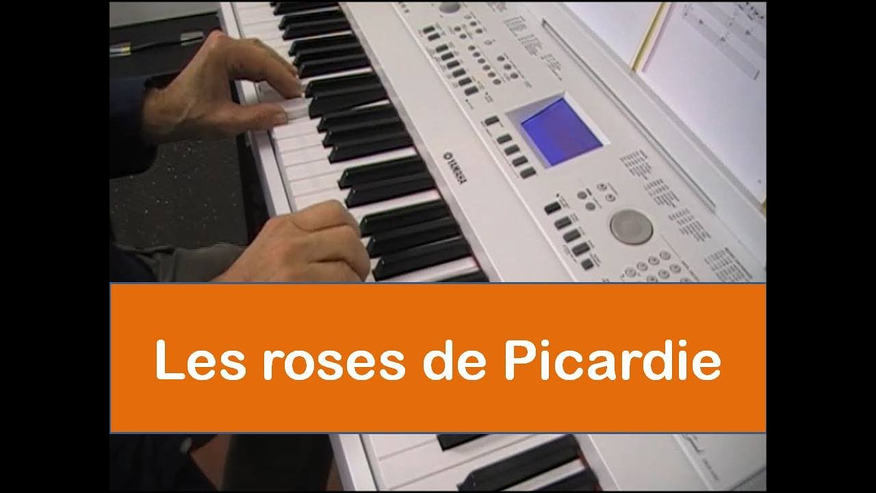 Les roses de Picardie - Roses of Picardy -Cover piano et clavier