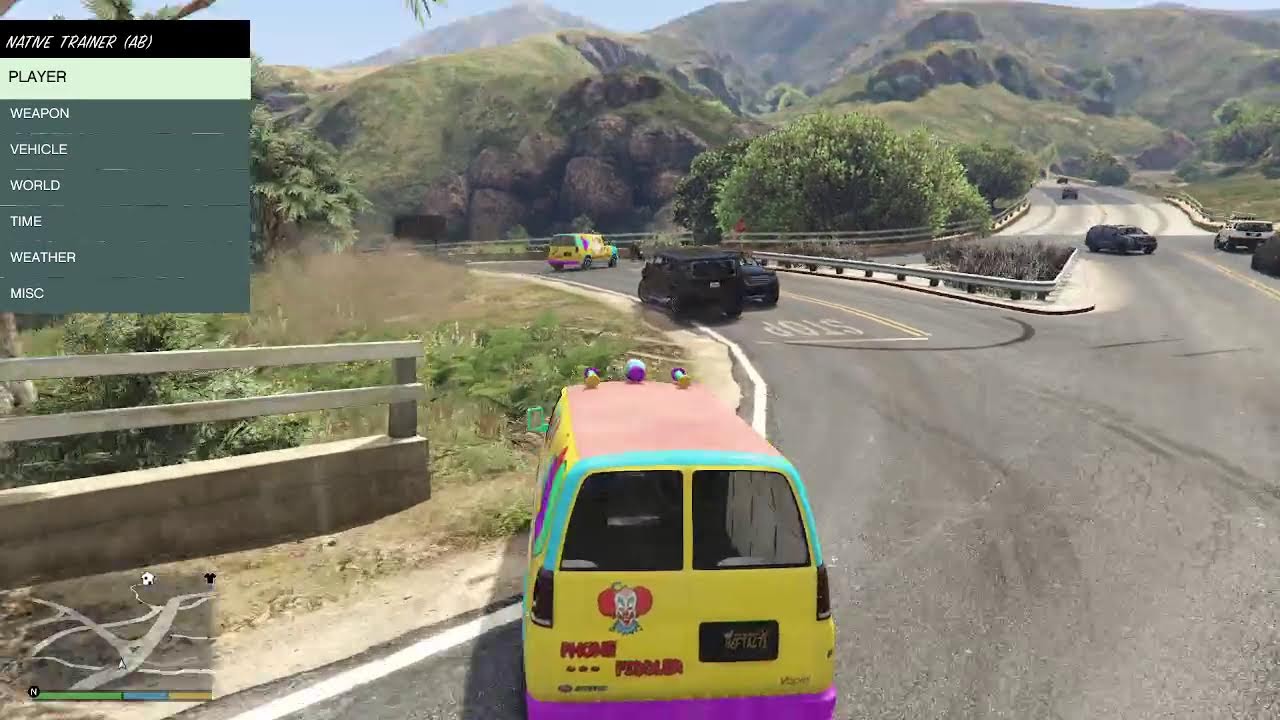 GTA 5 CHASING CLOWN VAN