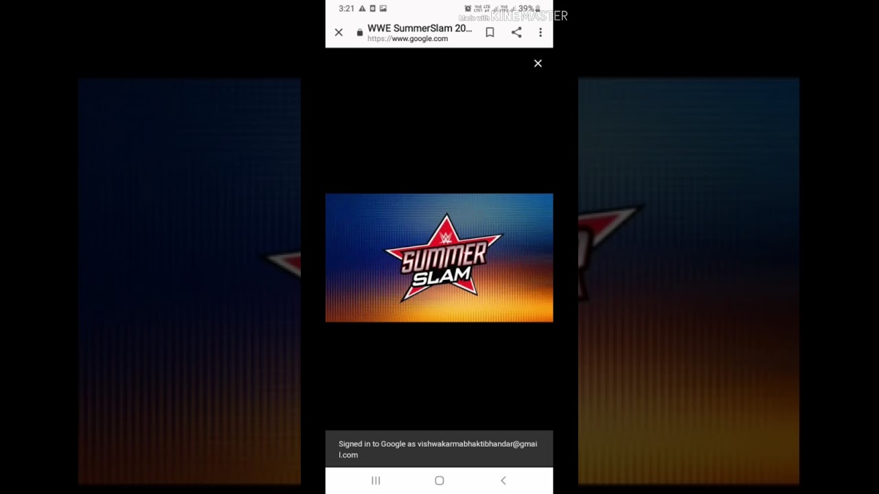 Summerslam  first match card