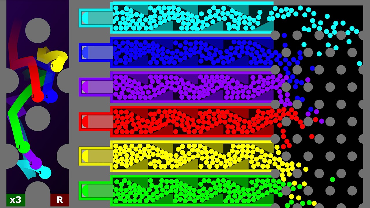 Multiply or Release Marble Race #3