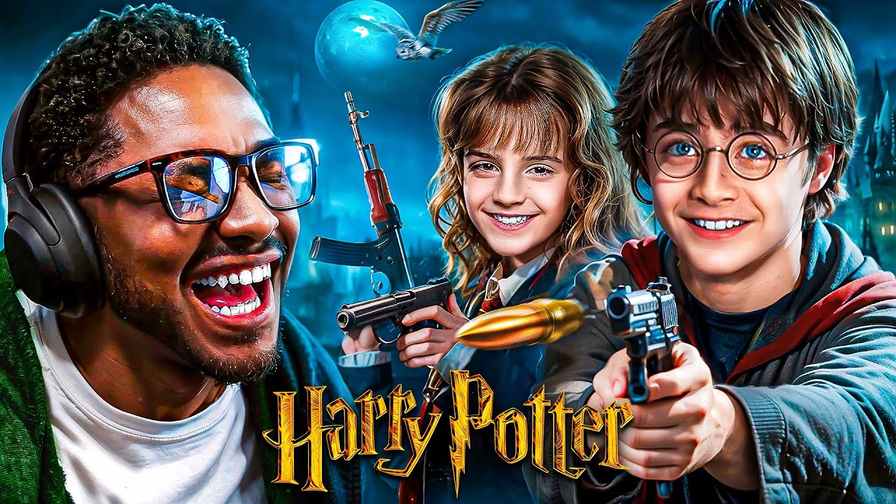 I Watched *HARRY POTTER WITH GUNS* It's So INSANE I LOST It!
