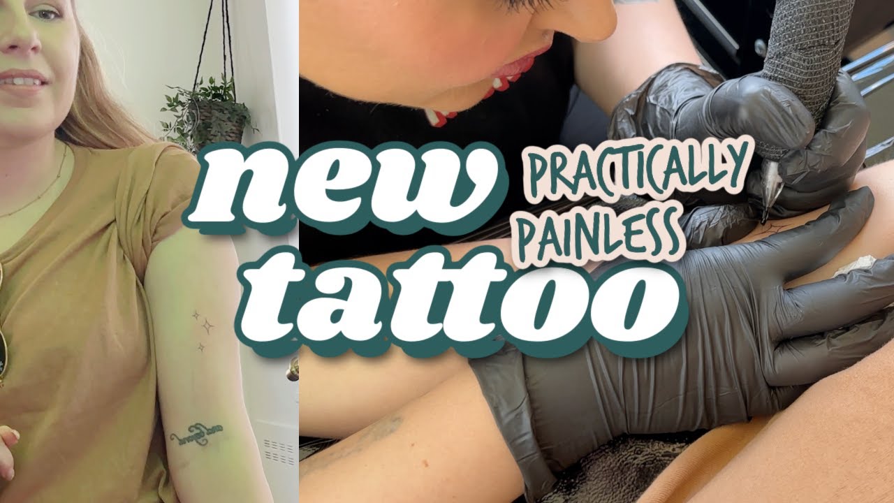NEW TATTOO VLOG / Fine Line Tattoo Experience & Healing  - *SPOILER*  It's Practically Painless!!