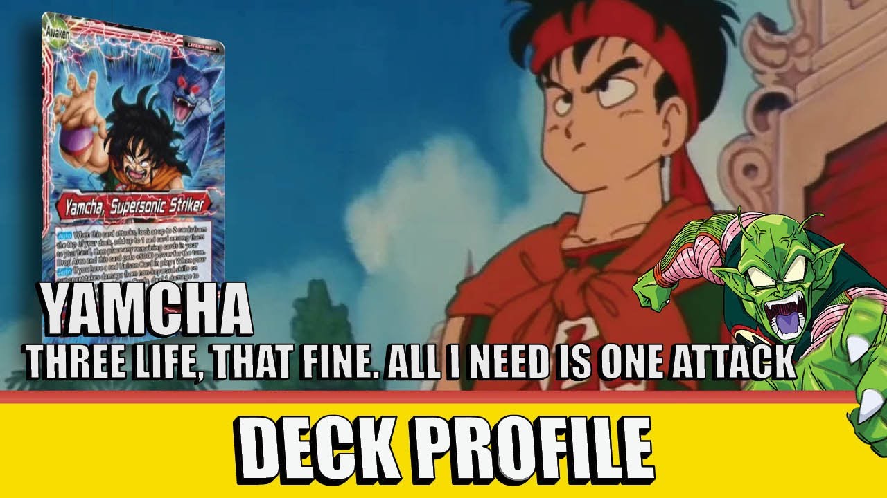Yamcha can deal 3 damage (R/G) | DBS Deck Profile