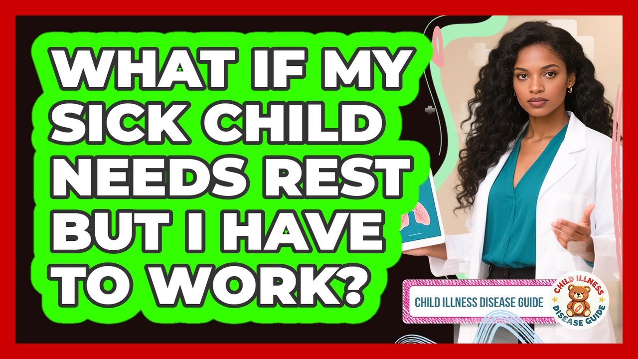 What If My Sick Child Needs Rest But I Have To Work? - Child Illness Disease Guide