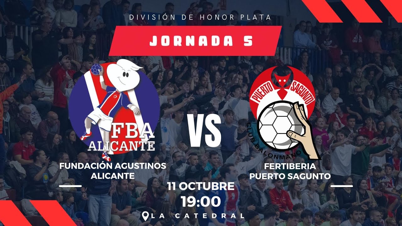 FUNDACIÓN AGUSTINOS ALICANTE vs FERTIBERIA PUERTO SAGUNTO LIGA DHPM J5