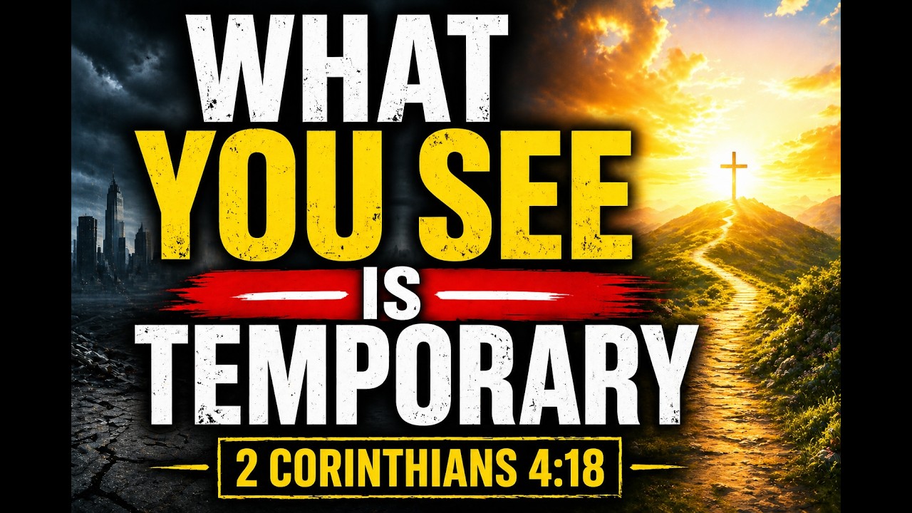 STOP Looking at What You See! 👀 Focus on the Eternal | 2 Corinthians 4:18 Will Change You