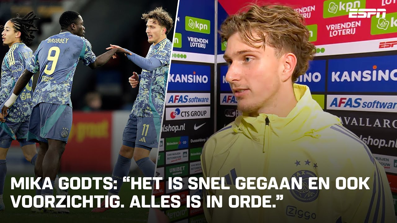 🤕🔙 MIKA GODTS over SNEL HERSTEL en TERUGKEER bij Ajax 🔴 | Interview Mika Godts