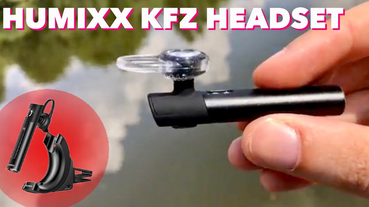Hochwertiges KFZ Freisprech Headset von Humixx im Test - Ein must have f&uuml;r fahrende Telefonierer !!