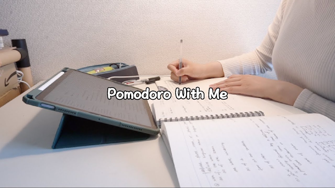 pomodoro with me | cafe ☕ rain 🌧️ river 🌊 wood crackling 🪵 ambience / 3h real time / pomodoro