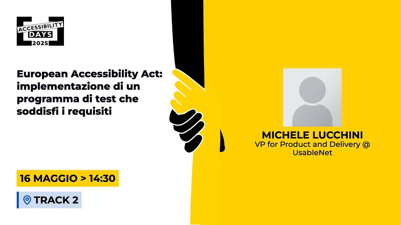 European Accessibility Act: implementazione di un programma di test che soddisfi i requisiti