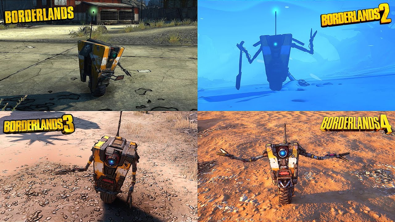 Borderlands - All Claptrap Intros (2009 - 2025)