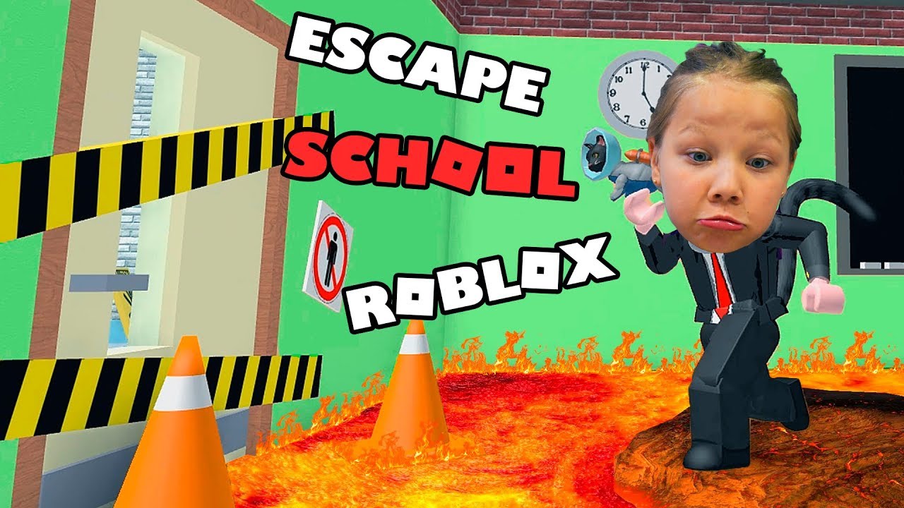 Побег из странной школы в Roblox вместе с Ксюшей Watch Me Play