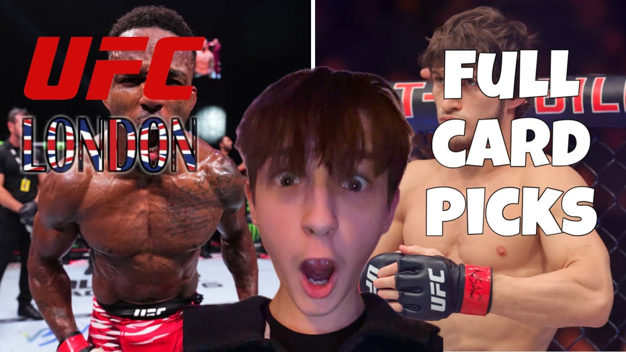 UFC LONDON FULL CARD PICKS | Dametime AKDR 