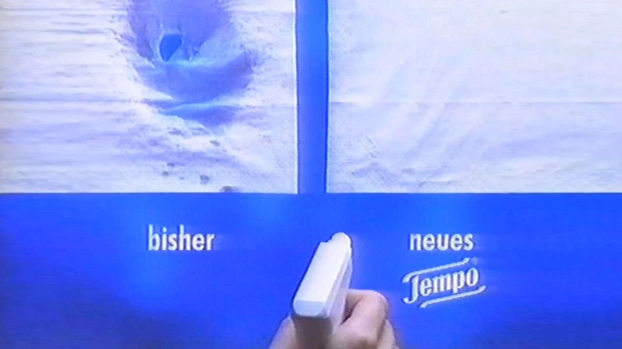 Tempo Taschentücher | Werbung 1995