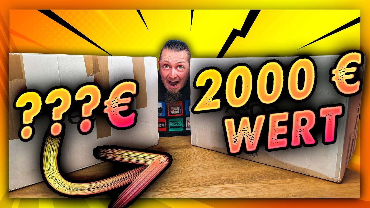 XXL Amazon Retouren im Wert von 2000€ ersteigert! 🙈