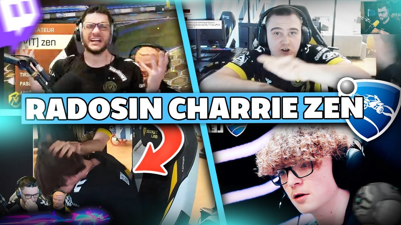 RADOSIN CHARRIE ZEN DEVANT LA PROD RLCS  - Best of Rocket League FR #403 Réactions