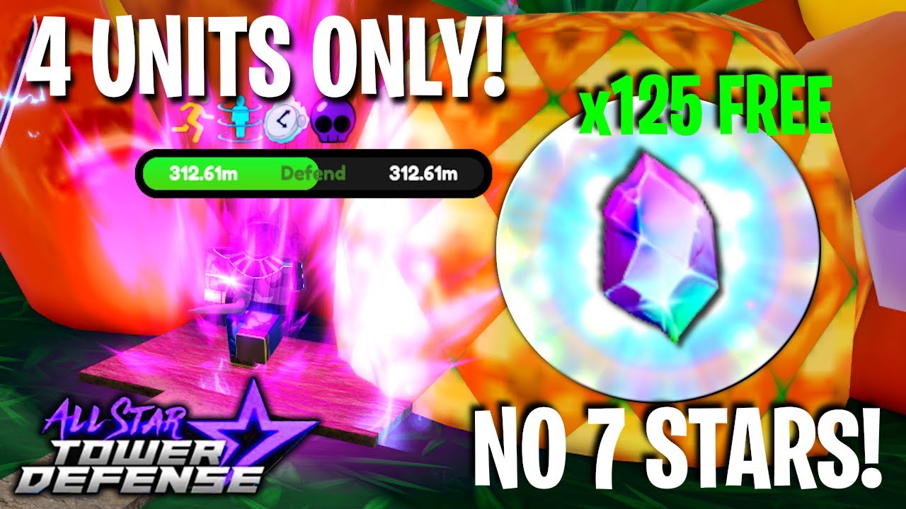 Soloing BRUTES Category (Free 125x Stardust) 4 Units Only! | All Star Tower Defense Roblox