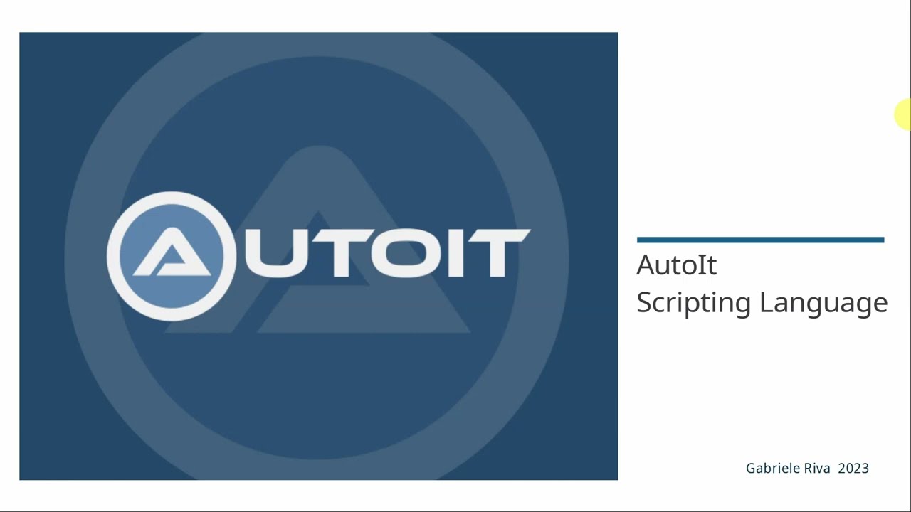 AutoIt tutorial 1