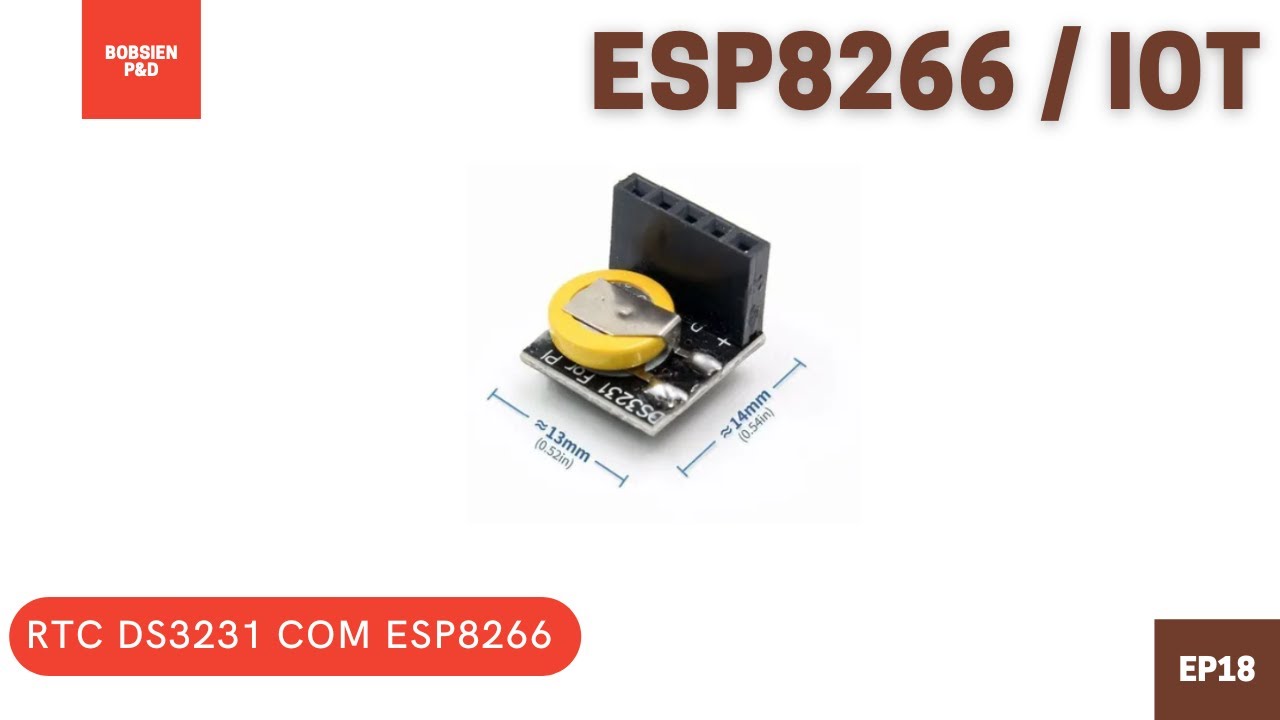 Aprenda a utilizar um dos melhores rel&oacute;gios com ESP8266 (RTC)(DS3231)