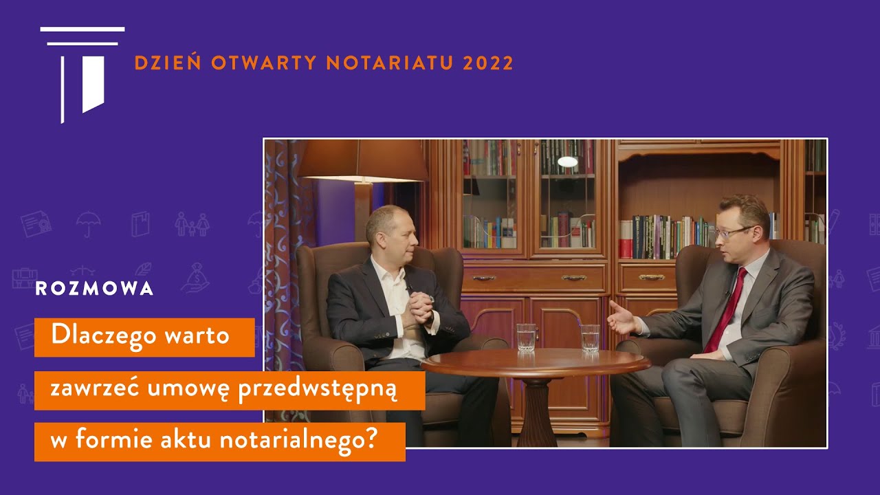 Rozmowa z notariuszem - umowa przedwstępna