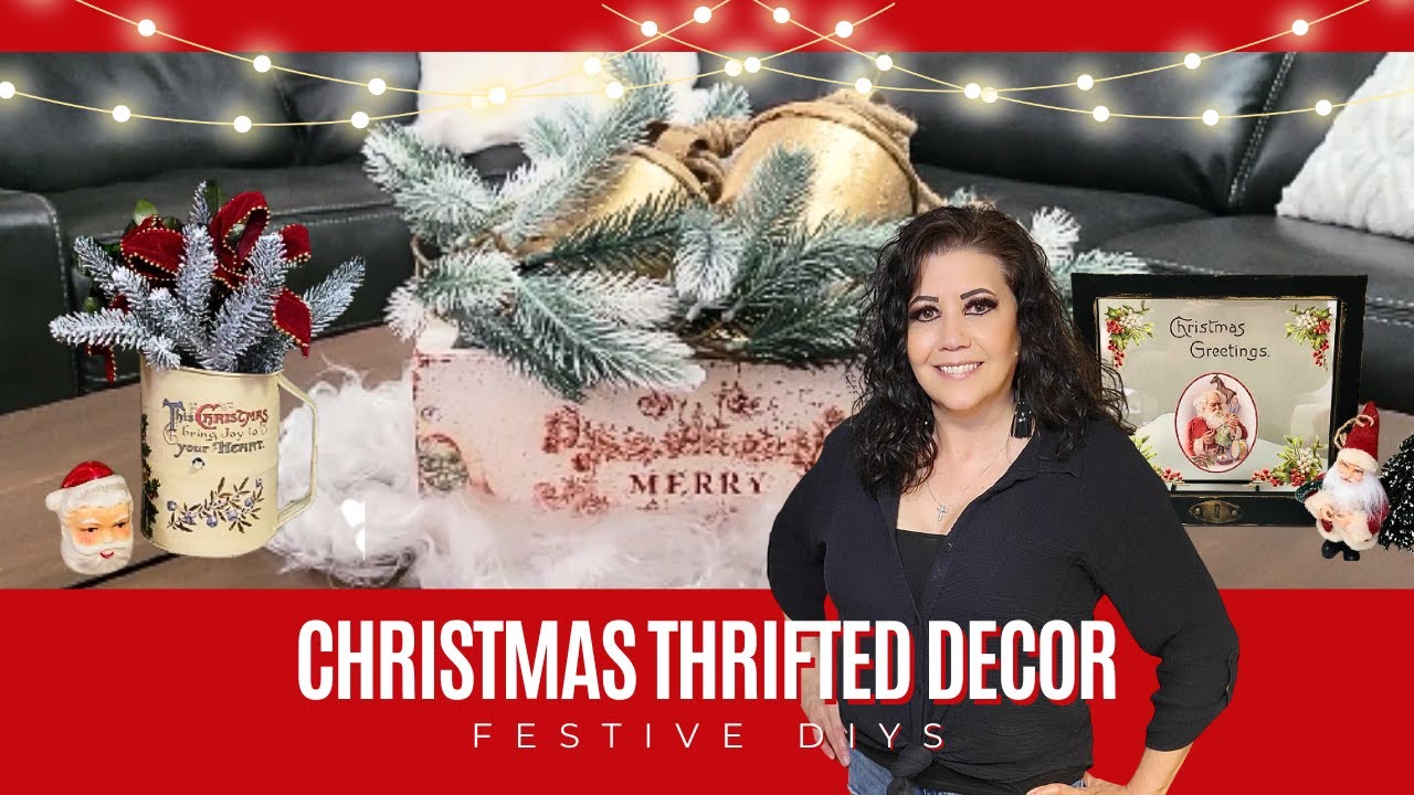 🎁 Thrifted Transformations: Decking the Halls on a Dime