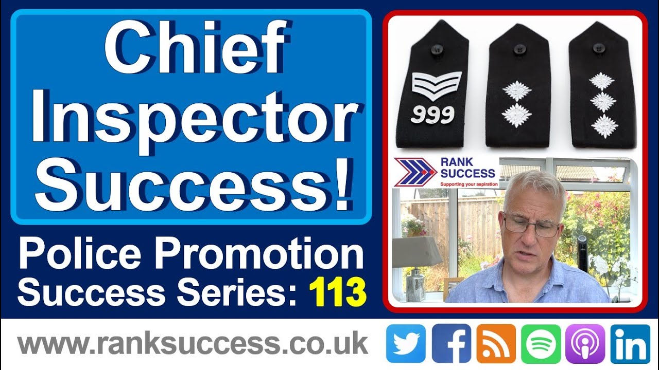 Chief Inspector Success!